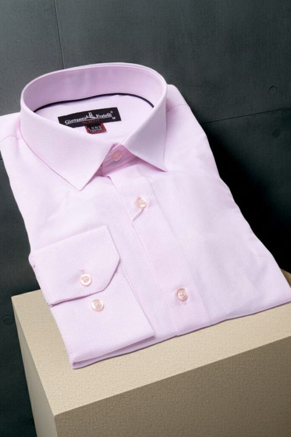 0315 CR 8 DROP 008 8 Drop Slim Fit Uzun Kol Düz Renk Erkek Gömlek 3GMK320315008 - Giovanni Fratelli
