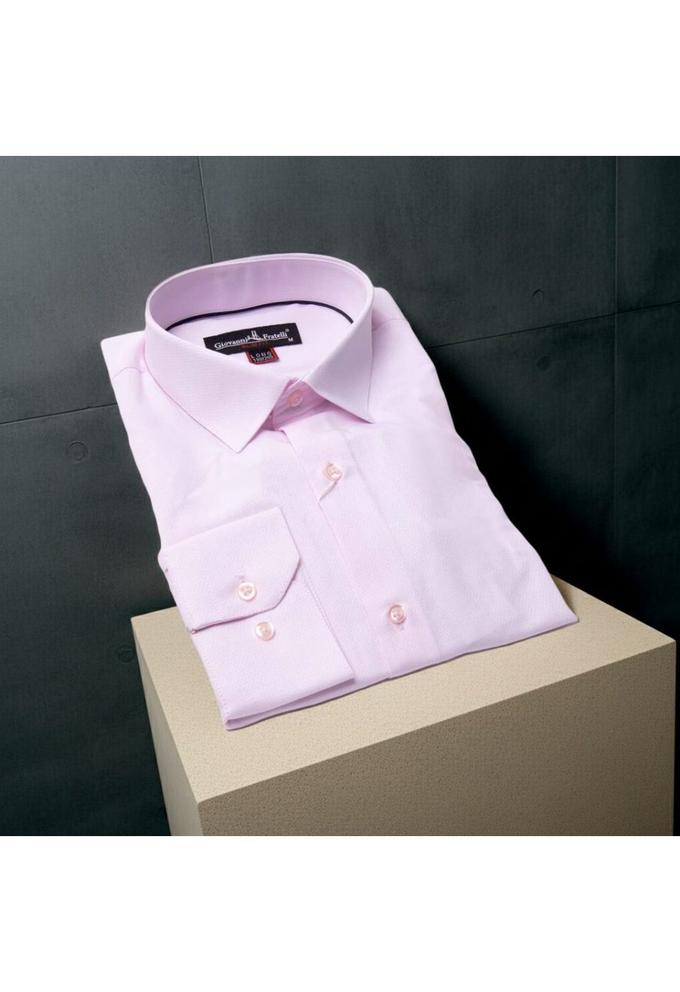8 Drop Slim Fit Uzun Kol Düz Renk Erkek Gömlek 3GMK320315008 - Giovanni Fratelli