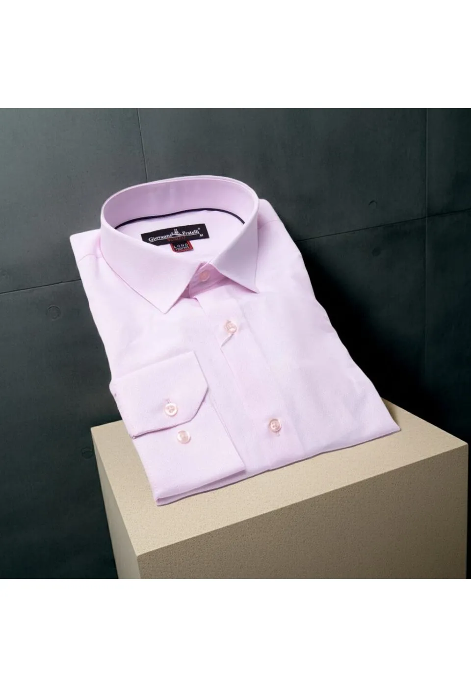 8 Drop Slim Fit Uzun Kol Düz Renk Erkek Gömlek 3GMK320315008 - Giovanni Fratelli
