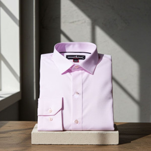 8 Drop Slim Fit Uzun Kol Düz Renk Erkek Gömlek 3GMK320315008