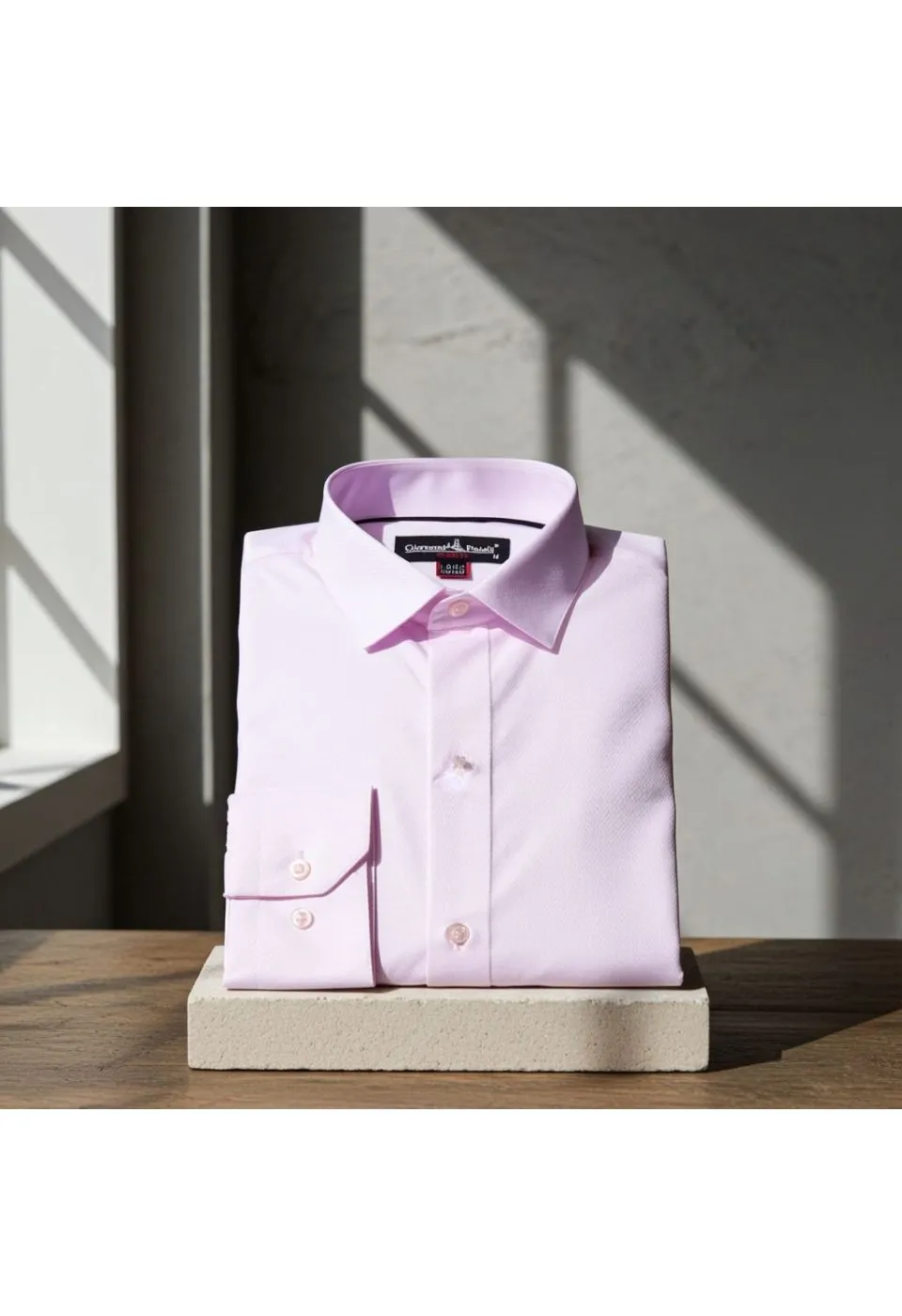 8 Drop Slim Fit Uzun Kol Düz Renk Erkek Gömlek 3GMK320315008 - Giovanni Fratelli