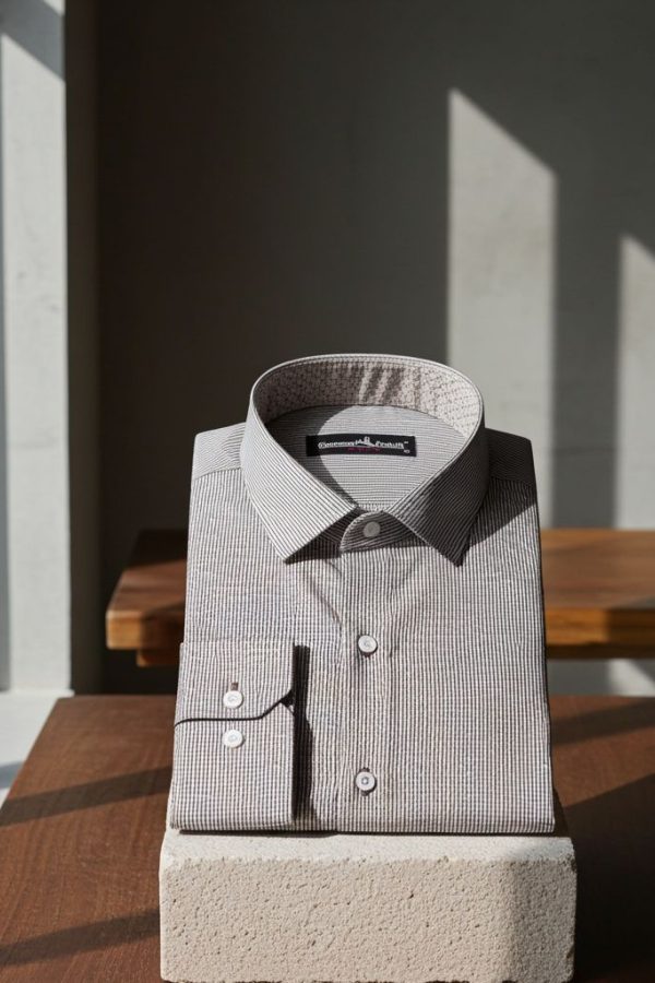 Slim Fit Uzun Kol Desenli Erkek Gömlek 3GMK330329006 - Giovanni Fratelli