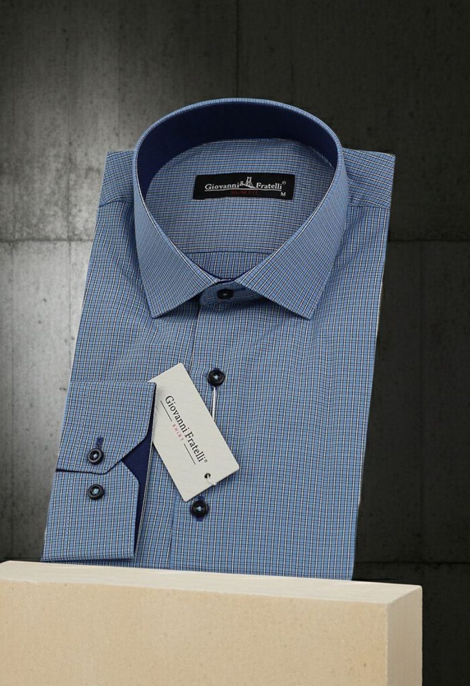 Slim Fit Uzun Kol Desenli Erkek Gömlek 3GMK330330014
