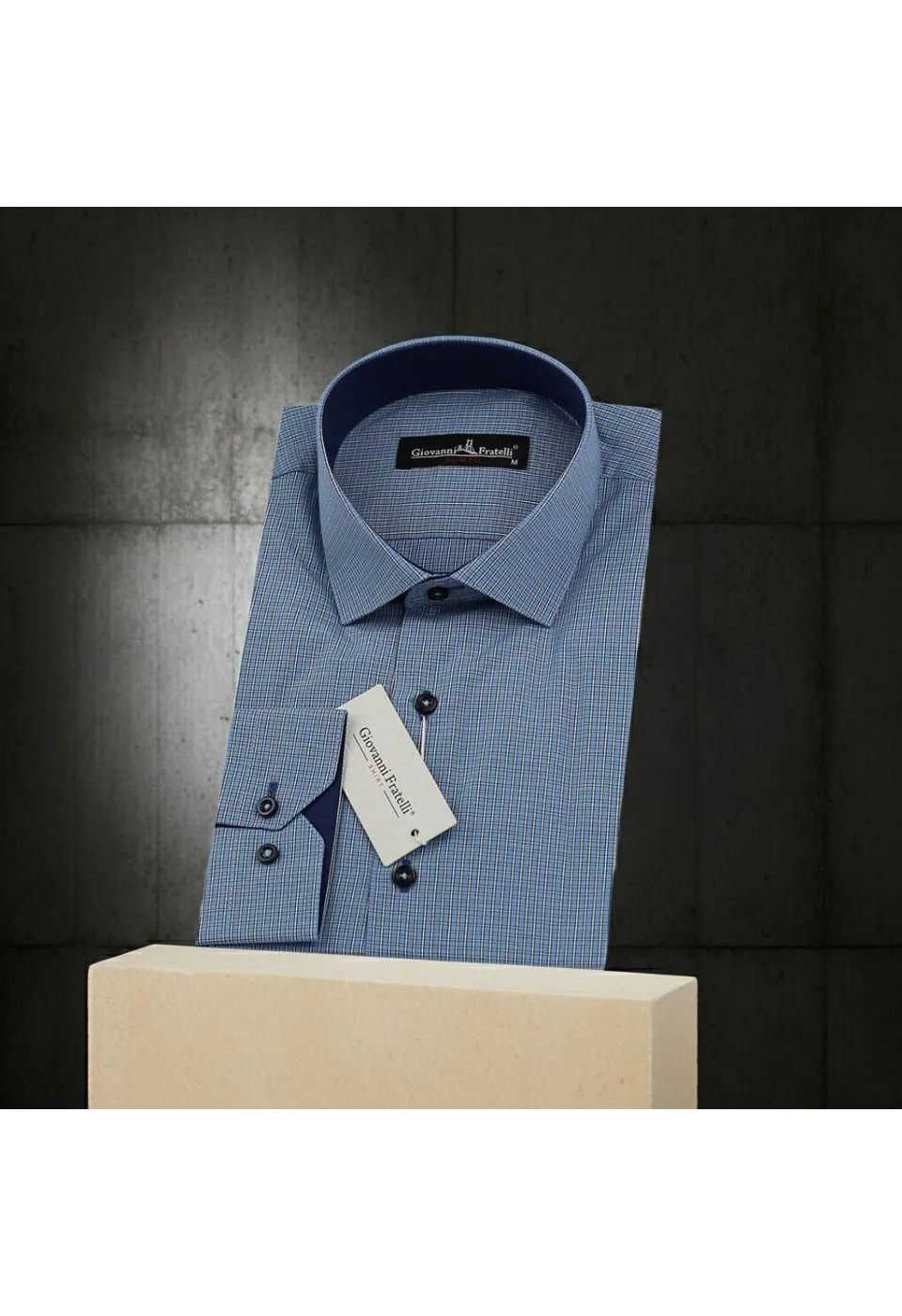 Slim Fit Uzun Kol Desenli Erkek Gömlek 3GMK330330014 - Giovanni Fratelli