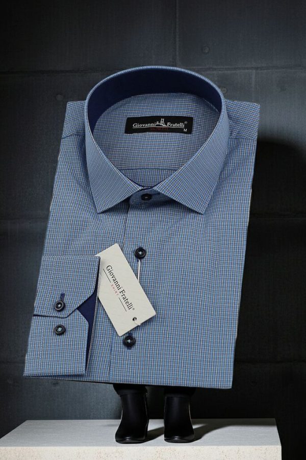 0330 CR 014 Slim Fit Uzun Kol Desenli Erkek Gömlek 3GMK330330014 - Giovanni Fratelli