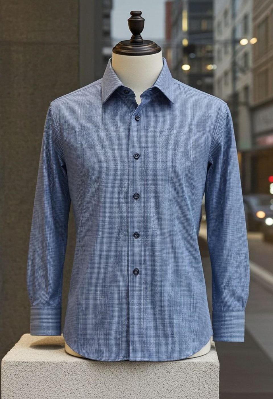 Slim Fit Uzun Kol Desenli Erkek Gömlek 3GMK330330014 - Giovanni Fratelli