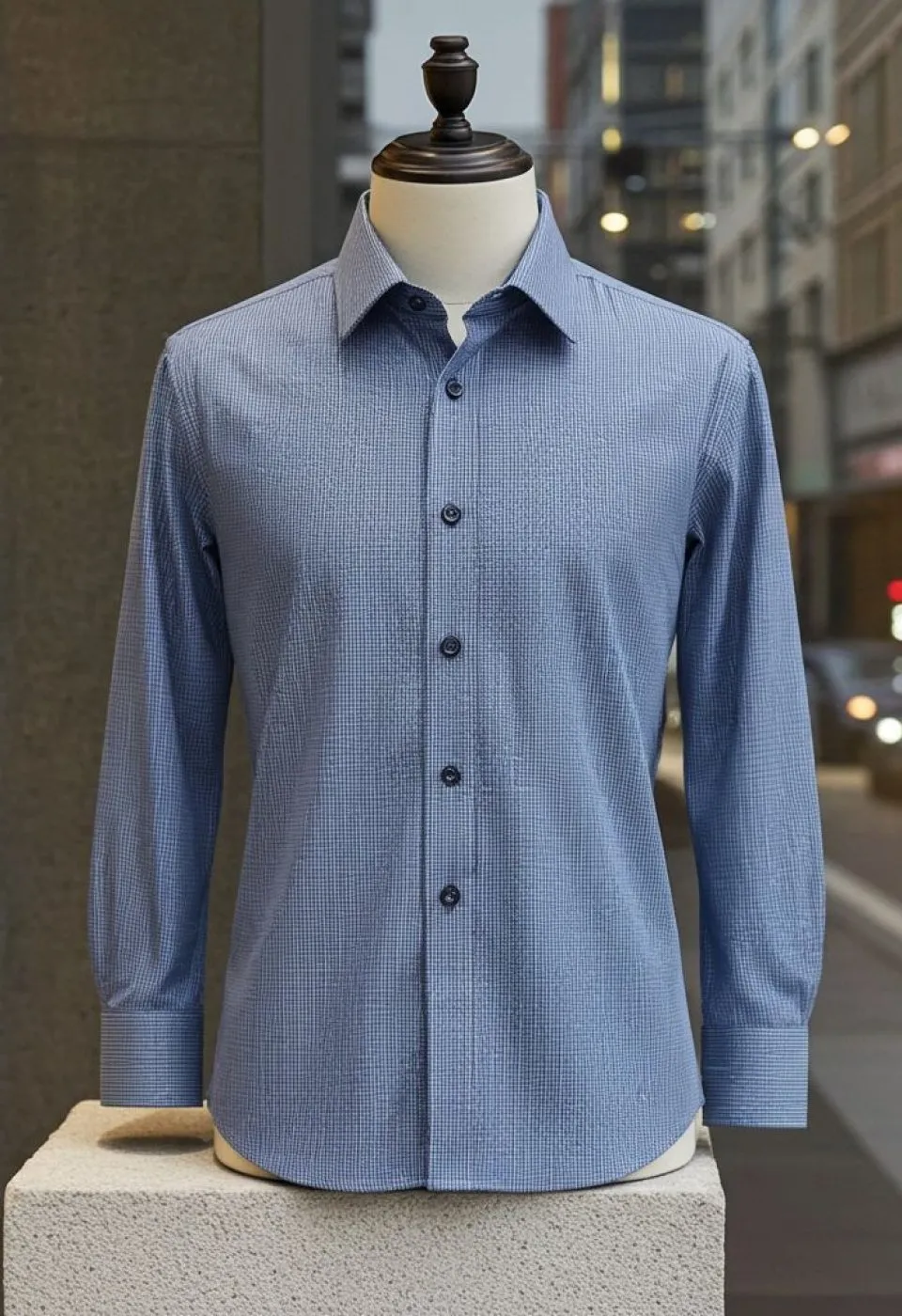 Slim Fit Uzun Kol Desenli Erkek Gömlek 3GMK330330014 - Giovanni Fratelli