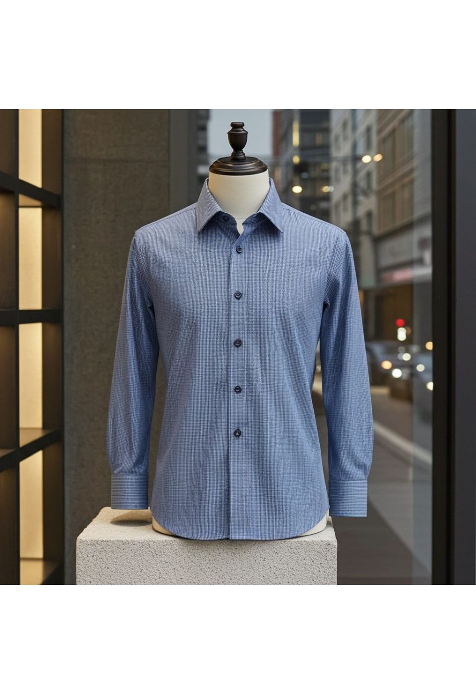 Slim Fit Uzun Kol Desenli Erkek Gömlek 3GMK330330014 - Giovanni Fratelli