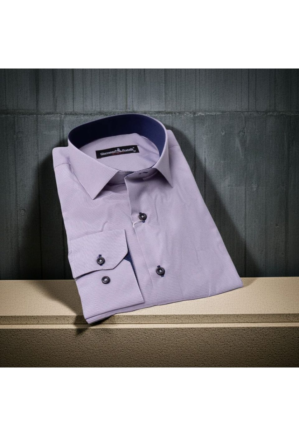 Slim Fit Uzun Kol Desenli Erkek Gömlek 3GMK320331005 - Giovanni Fratelli