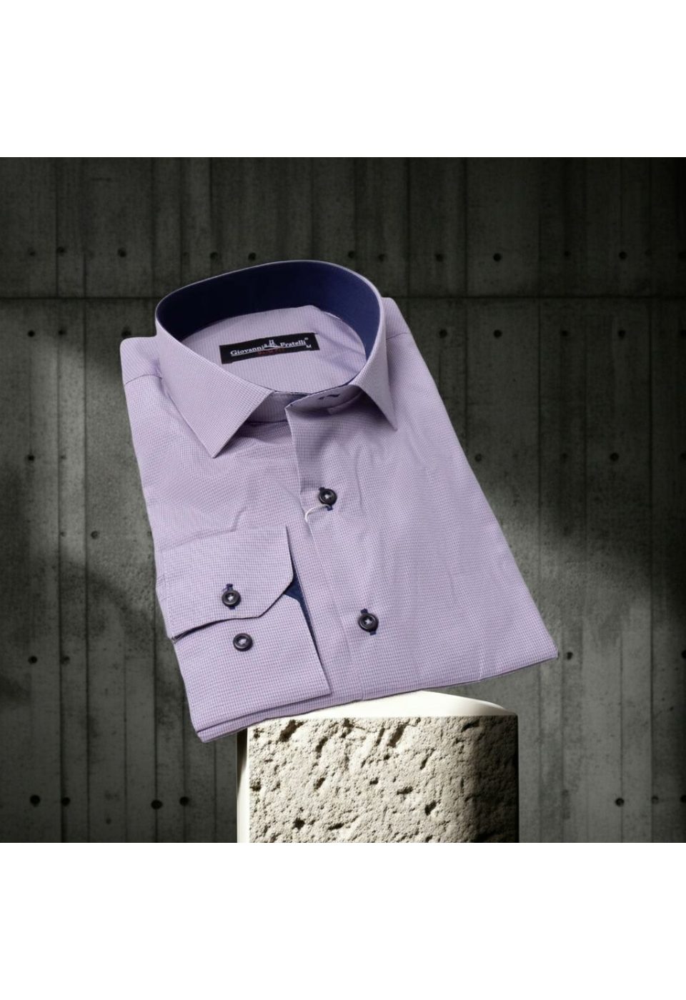 Slim Fit Uzun Kol Desenli Erkek Gömlek 3GMK320331005 - Giovanni Fratelli