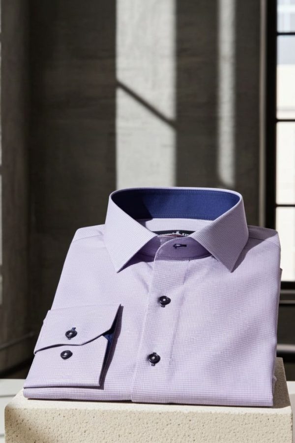 0331 CR 005 Slim Fit Uzun Kol Desenli Erkek Gömlek 3GMK320331005 - Giovanni Fratelli