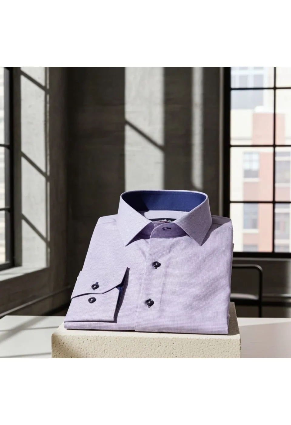 Slim Fit Uzun Kol Desenli Erkek Gömlek 3GMK320331005 - Giovanni Fratelli