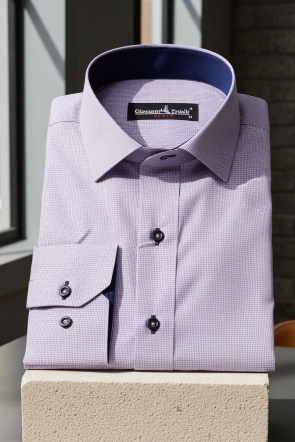 0331 CR 005 Slim Fit Uzun Kol Desenli Erkek Gömlek 3GMK320331005 - Giovanni Fratelli