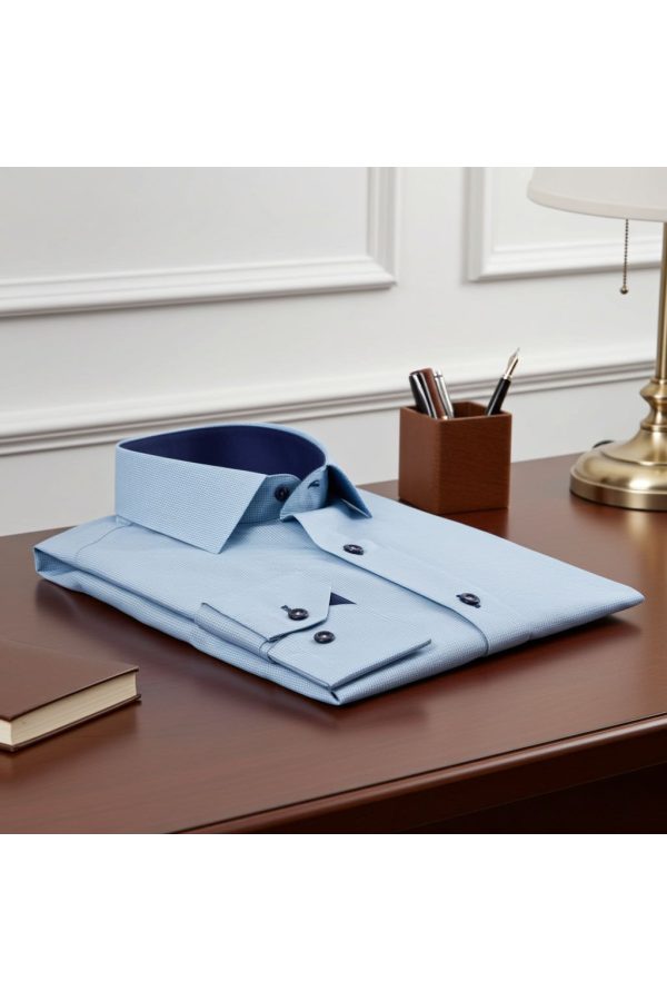 0331 CR 007 Slim Fit Uzun Kol Desenli Erkek Gömlek 3GMK320331007 - Giovanni Fratelli