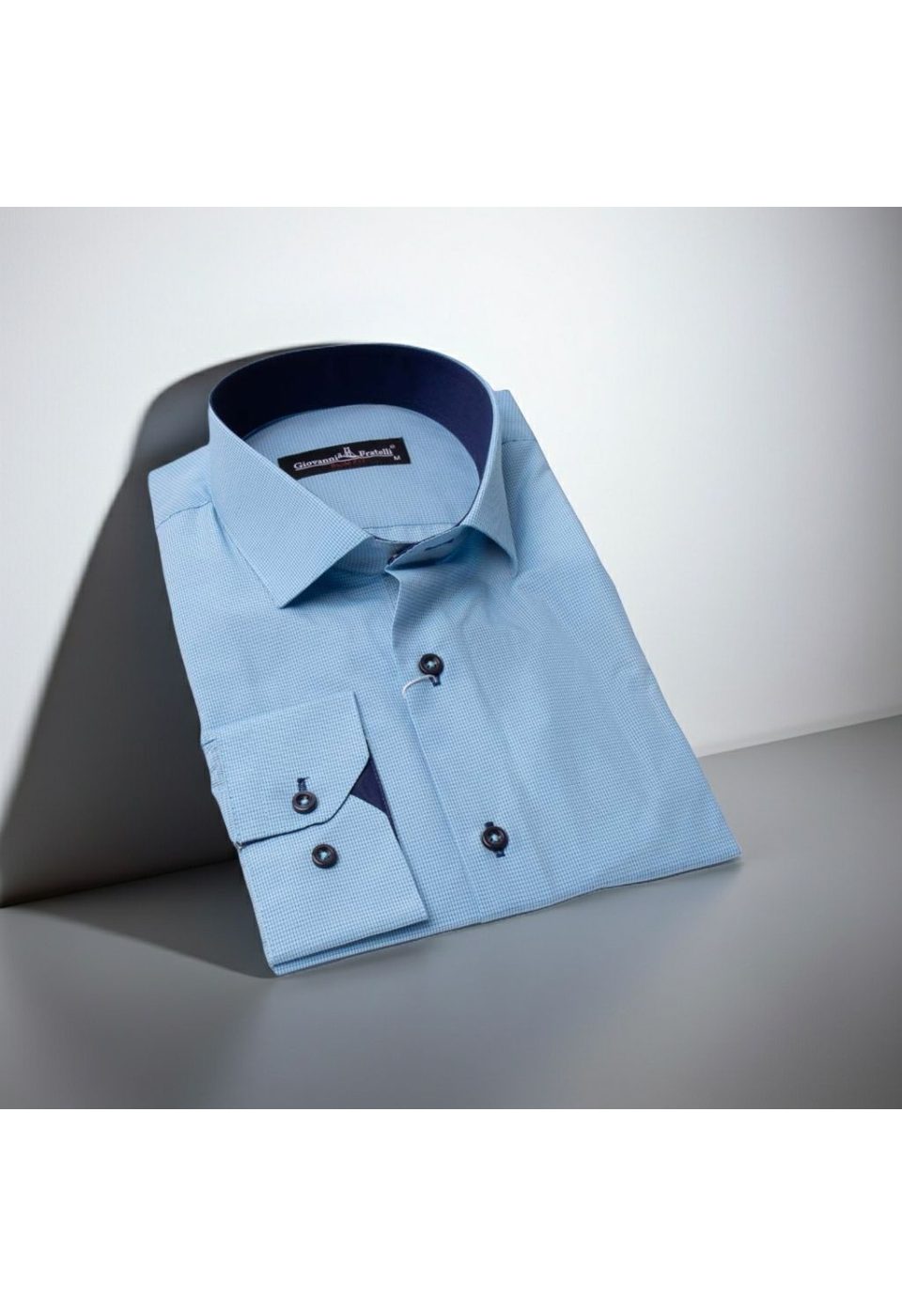Slim Fit Uzun Kol Desenli Erkek Gömlek 3GMK320331009 - Giovanni Fratelli