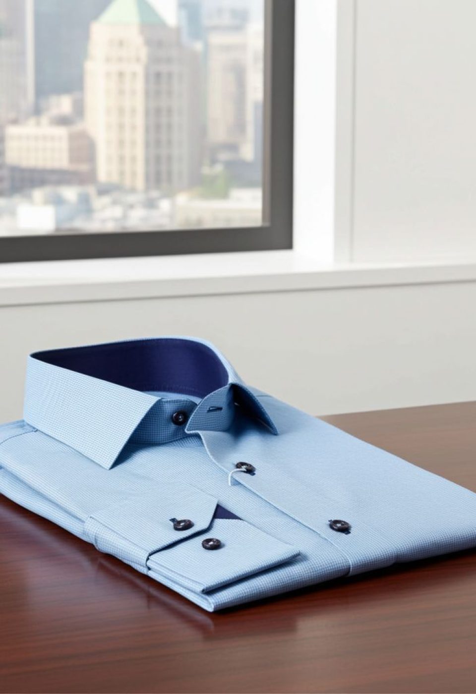 Slim Fit Uzun Kol Desenli Erkek Gömlek 3GMK320331009