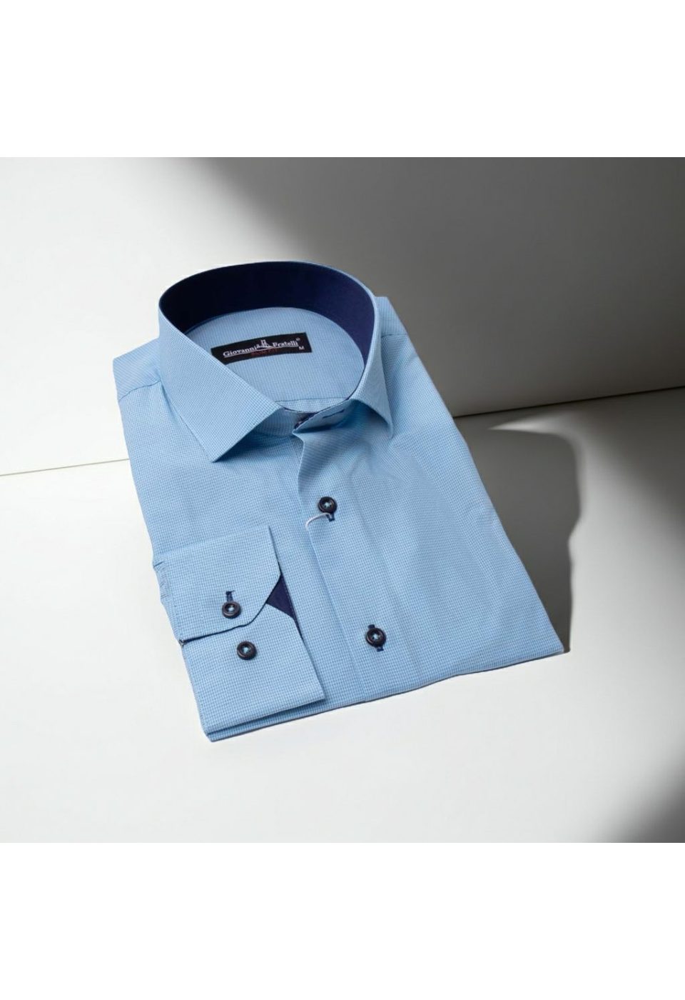 Slim Fit Uzun Kol Desenli Erkek Gömlek 3GMK320331009 - Giovanni Fratelli