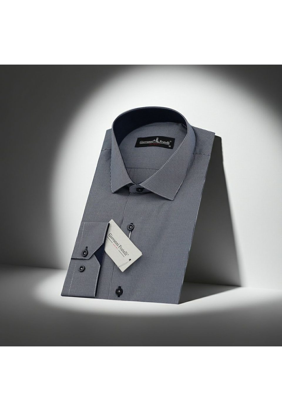Slim Fit Uzun Kol Desenli Erkek Gömlek 3GMK320331019 - Giovanni Fratelli