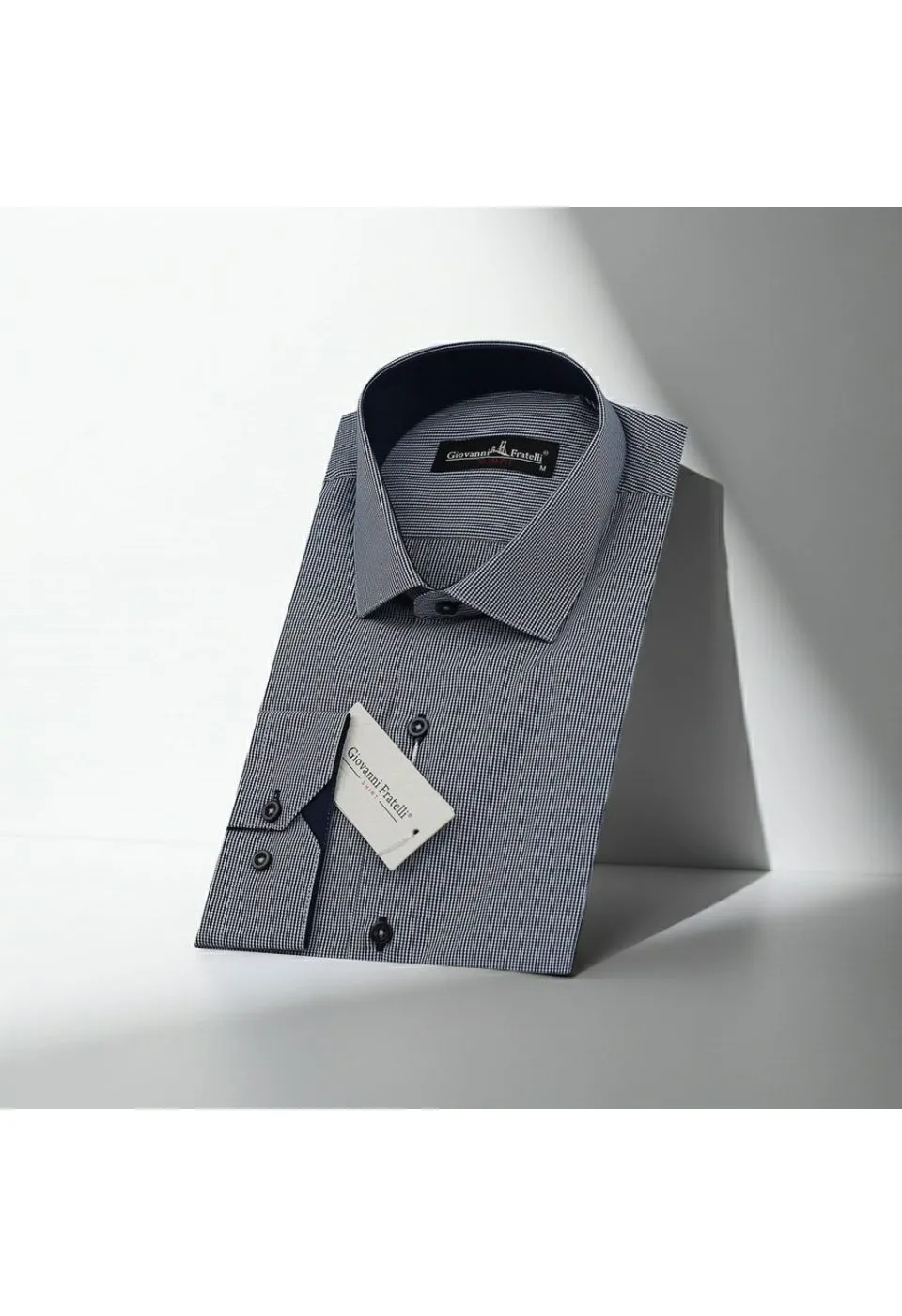 Slim Fit Uzun Kol Desenli Erkek Gömlek 3GMK320331019 - Giovanni Fratelli