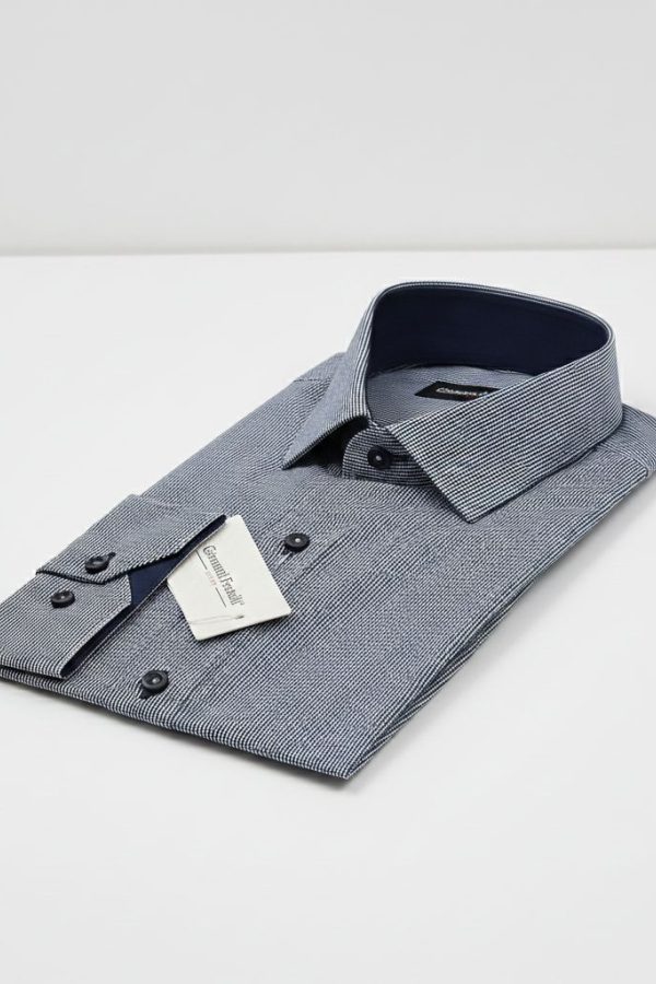 0331 CR 019 Slim Fit Uzun Kol Desenli Erkek Gömlek 3GMK320331019 - Giovanni Fratelli