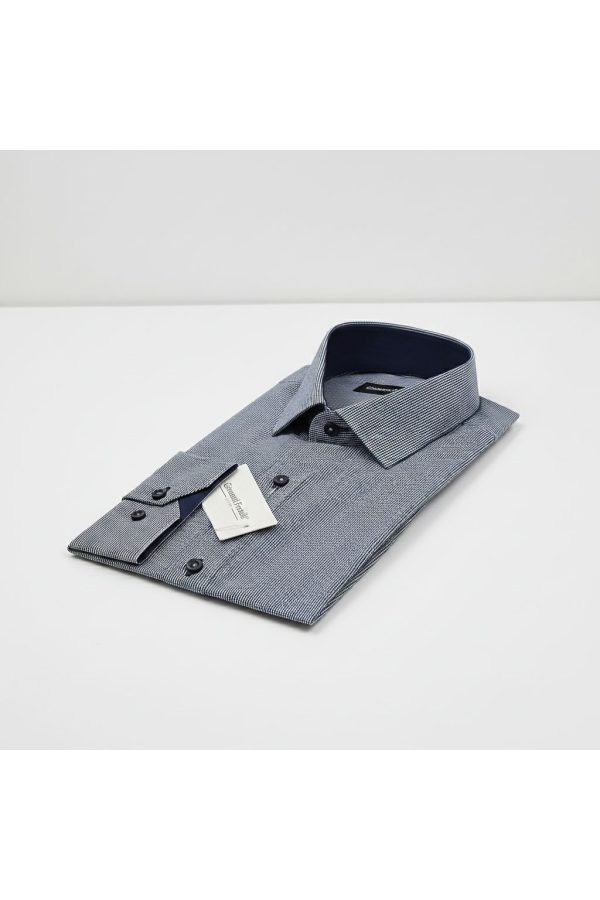 0331 CR 019 Slim Fit Uzun Kol Desenli Erkek Gömlek 3GMK320331019 - Giovanni Fratelli