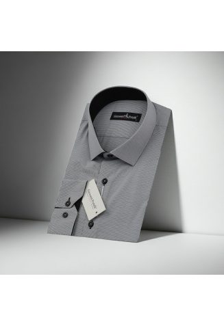 0331 CR 023 Slim Fit Uzun Kol Desenli Erkek Gömlek 3GMK320331023 - Giovanni Fratelli
