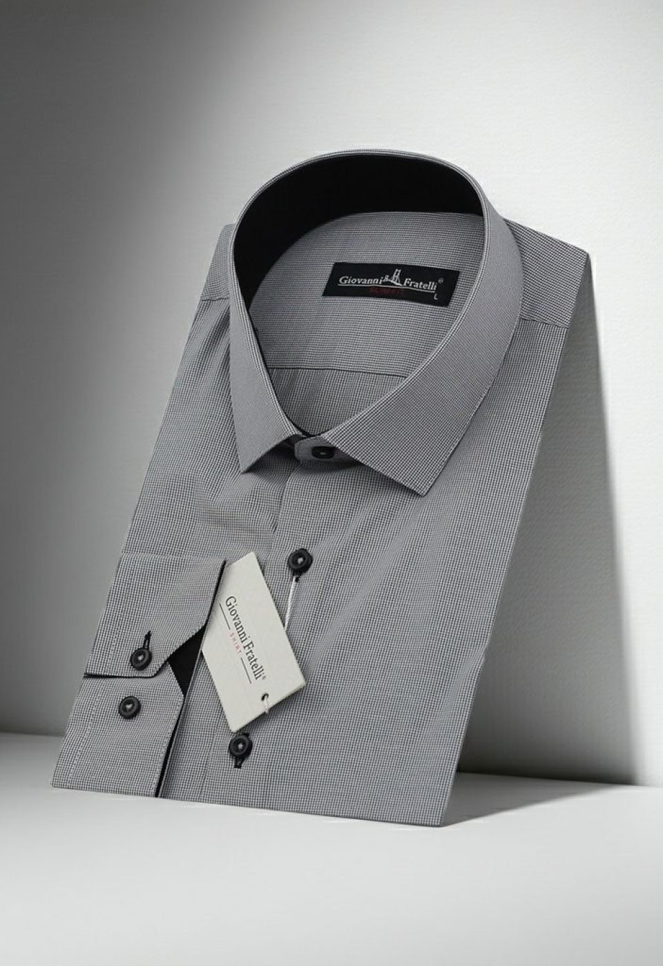 Slim Fit Uzun Kol Desenli Erkek Gömlek 3GMK320331023 - Giovanni Fratelli
