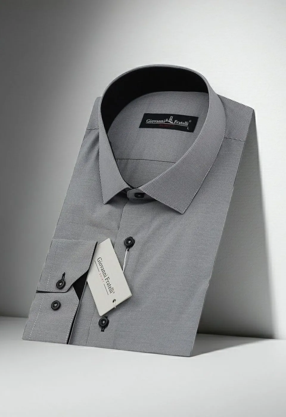 Slim Fit Uzun Kol Desenli Erkek Gömlek 3GMK320331023 - Giovanni Fratelli