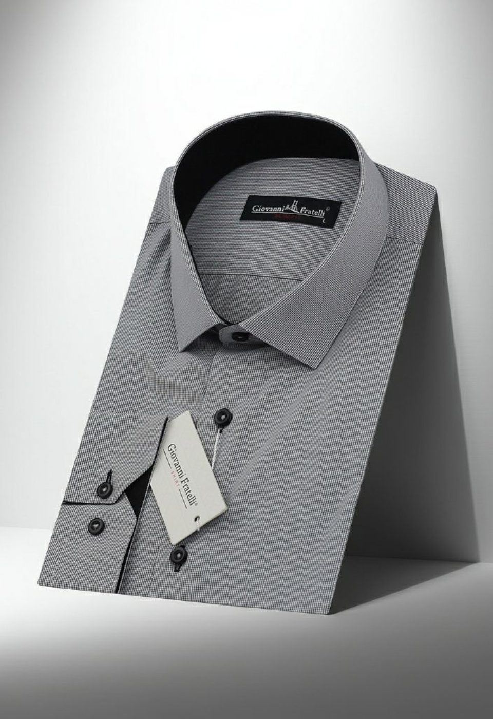 Slim Fit Uzun Kol Desenli Erkek Gömlek 3GMK320331023