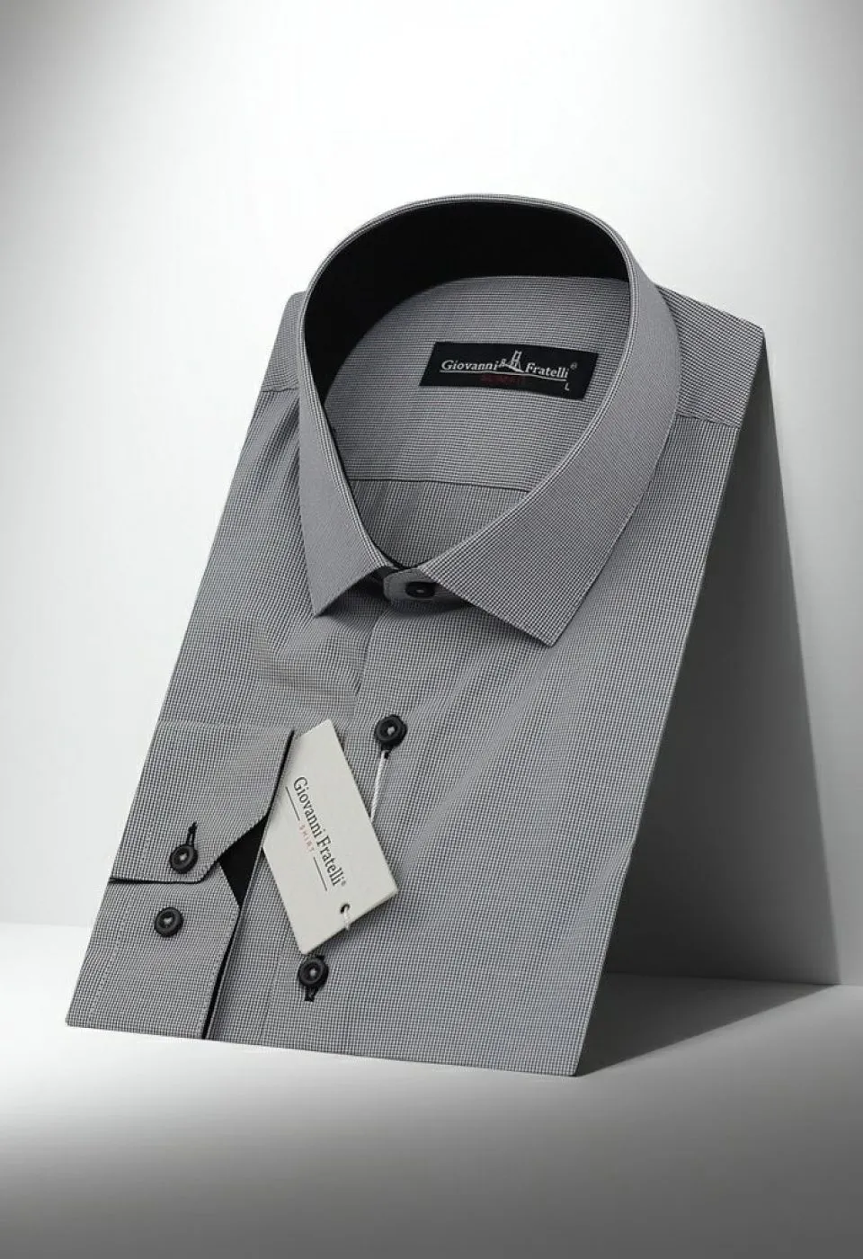 Slim Fit Uzun Kol Desenli Erkek Gömlek 3GMK320331023