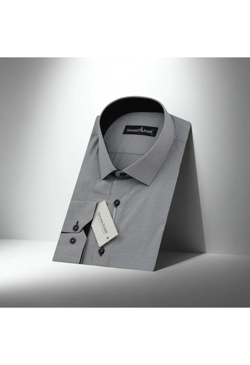 Slim Fit Uzun Kol Desenli Erkek Gömlek 3GMK320331023 - Giovanni Fratelli