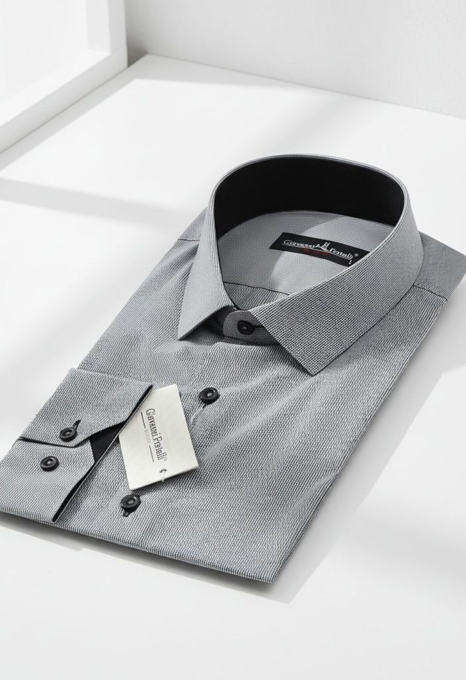 Slim Fit Uzun Kol Desenli Erkek Gömlek 3GMK320331023