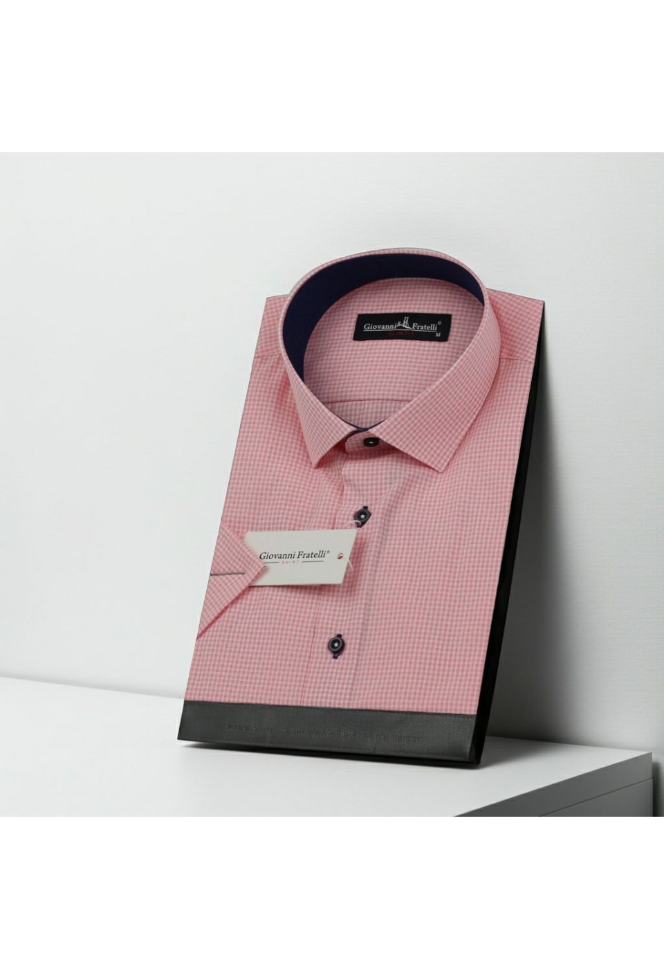 0331 CR K 008 Slim Fit Kısa Kol Desenli Erkek Gömlek 3GMK310331008 - Giovanni Fratelli