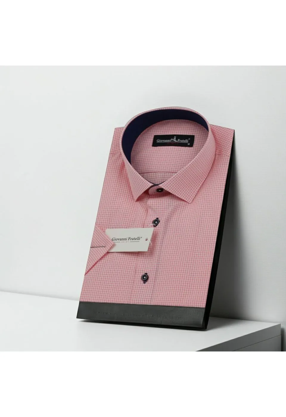 Slim Fit Kısa Kol Desenli Erkek Gömlek 3GMK310331008 - Giovanni Fratelli