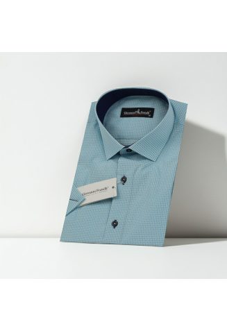 Slim Fit Kısa Kol Desenli Erkek Gömlek 3GMK310331009 - Giovanni Fratelli