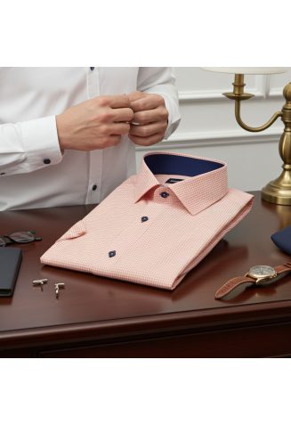 Slim Fit Kısa Kol Desenli Erkek Gömlek 3GMK310331011 - Giovanni Fratelli