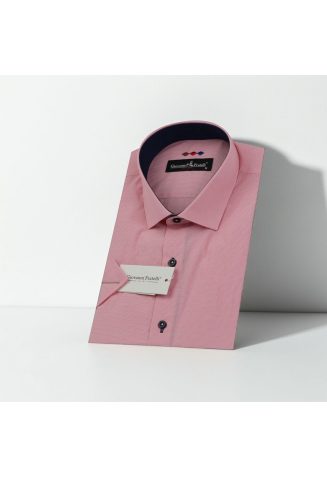 Slim Fit Kısa Kol Desenli Erkek Gömlek 3GMK310331021 - Giovanni Fratelli