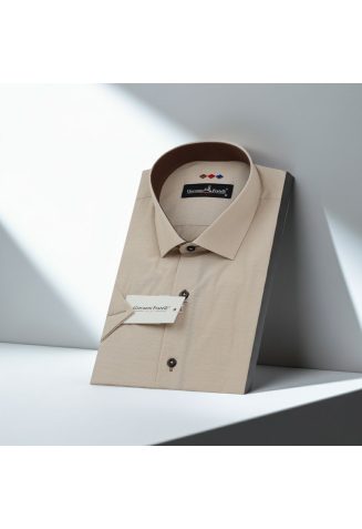 Slim Fit Kısa Kol Desenli Erkek Gömlek 3GMK310331023 - Giovanni Fratelli