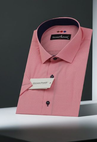 Slim Fit Kısa Kol Desenli Erkek Gömlek 3GMK310331027 - Giovanni Fratelli