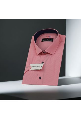 Slim Fit Kısa Kol Desenli Erkek Gömlek 3GMK310331027 - Giovanni Fratelli