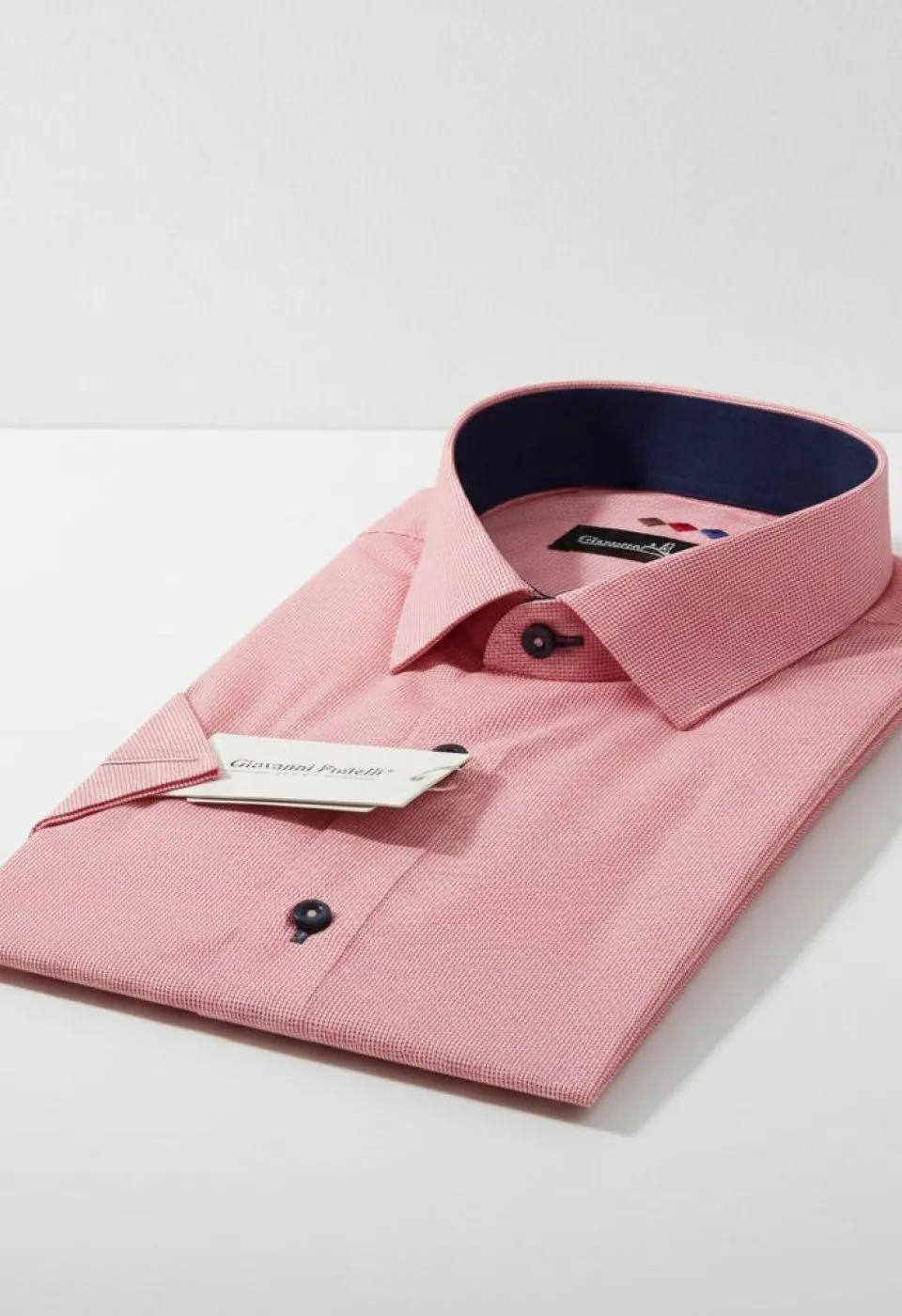Slim Fit Kısa Kol Desenli Erkek Gömlek 3GMK310331027