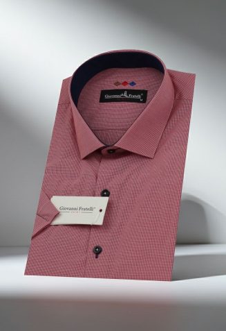 Slim Fit Kısa Kol Desenli Erkek Gömlek 3GMK310331039 Slim Fit Kısa Kol Desenli Erkek Gömlek 3GMK310331039