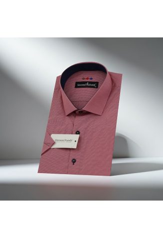 Slim Fit Kısa Kol Desenli Erkek Gömlek 3GMK310331039 - Giovanni Fratelli