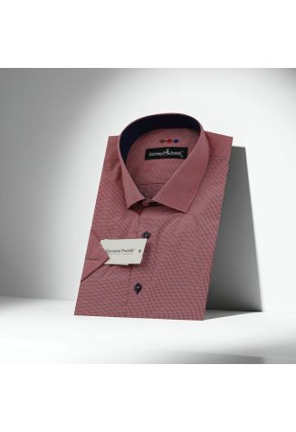 Slim Fit Kısa Kol Desenli Erkek Gömlek 3GMK310331042 - Giovanni Fratelli