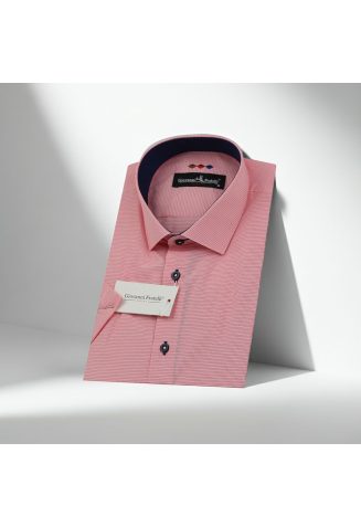Slim Fit Kısa Kol Desenli Erkek Gömlek 3GMK310331045 - Giovanni Fratelli