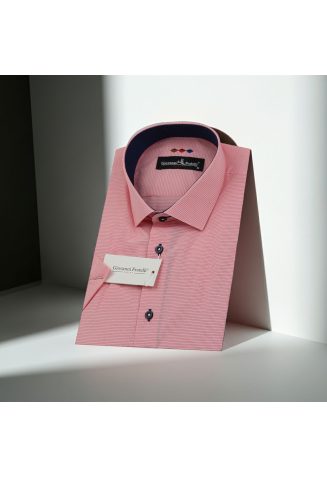 Slim Fit Kısa Kol Desenli Erkek Gömlek 3GMK310331045 - Giovanni Fratelli