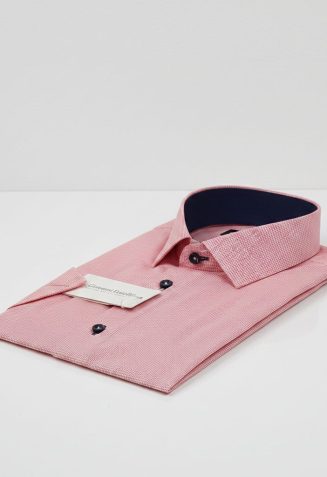 Slim Fit Kısa Kol Desenli Erkek Gömlek 3GMK310331045 Slim Fit Kısa Kol Desenli Erkek Gömlek 3GMK310331045