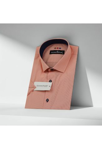 Slim Fit Kısa Kol Desenli Erkek Gömlek 3GMK310331047 - Giovanni Fratelli