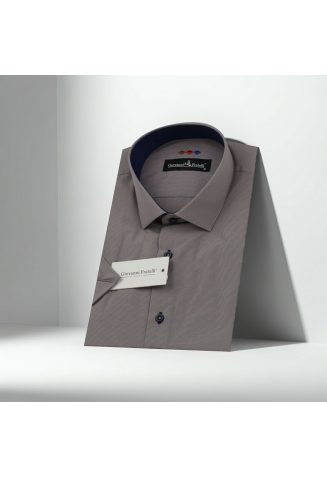 Slim Fit Kısa Kol Desenli Erkek Gömlek 3GMK310331051 - Giovanni Fratelli