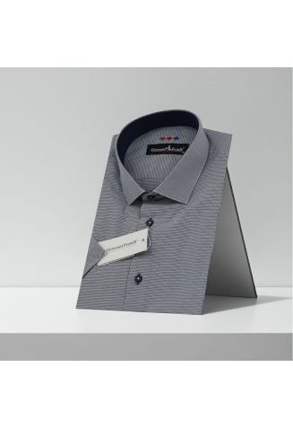 Slim Fit Kısa Kol Desenli Erkek Gömlek 3GMK310331054 - Giovanni Fratelli
